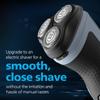 Philips Electric Shaver For Men, Skinprotect Technology, Wet And Dry Shave, 3D Floating Heads, 27 Self Sharpening Blades, Pop-Up Trimmer, Cordless, Waterproof X3063/03 (New Model), Blue view 3