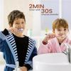 US1984 Sonic Electric Toothbrush for Kids & Smart Water Flosser with 200ml tank, Oral Flosser Rechargeable with 4 Nozzles, 3 Modes, Smart Electric Tooth brush with IPX7, 5 Modes, 3 Head (Pink Combo) view 4