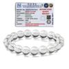 REBUY Natural Clear Quartz Reiki Healing Crystal Lab Certified Bracelet for Men and Women, Bead Size 8MM (Pack 1) view 1