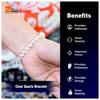 REBUY Natural Clear Quartz Reiki Healing Crystal Lab Certified Bracelet for Men and Women, Bead Size 8MM (Pack 1) view 4