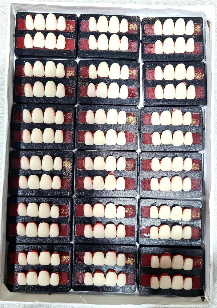 Dental Leo Dent Acrylic Teeth Kit Sets Shade Of Teeth Upper 6-23