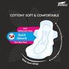 Femiss Soft & Rash Free Sanitary Pads for Women and Girls | Quick Absorption | Heavy Flow | Leakage-Proof | Skin Friendly Trifold pads (XL-Size, 290 MM, 40 PCS, Pack of 1) view 2