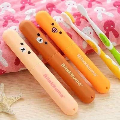 3NH Cute Cartoon Easy Bear Toothbrush Box Traveling Portable Creative Ventilating Fungus Proof Cover