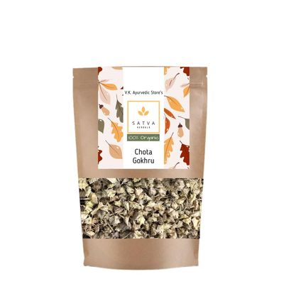 Satva Herbals Organic Chotu Ghokru (250 gram)