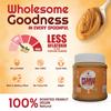CRAVELLO All Natural Creamy Peanut Butter 340g | 29g Protein | No Added Sugar & Preservatives | Gluten & Cholesterol Free | Zero Trans Fat | Unsweetened Nut Butter, High in Protein Spread, 100% Pure Roasted Peanuts Butter | Pack of 1 view 4