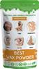 Face Wax Powder for Women - 5 Minutes Painless Herbal Wax Powder for Hair Removal Easy to use at home, No chemicals (Sandalwood wax powder) Magic Hair Removal Wax Powder view 1