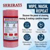 SHRIRAYS Reusable & Washable Non Woven Kitchen Towel Roll | Kitchen Wiping Roll | Absorbing Sheet | 160 Pulls | 2 Ply - Pack of 2 view 3