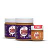 CRAVELLO Pure Classic Crunchy Peanut Butter 340g With Free 100g Natural Creamy Peanut Butter | 30% Protein, Gluten & Cholesterol Free | Healthy & Tasty Nut Butter, High in Protein Spread, 100% Pure Roasted Peanuts Butter | Pack of 3 view 1