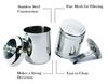 7 - Yards Coffee Roasters | Filter Coffee Combo Pack | Indian Filter Coffee (Medium Roast) view 3