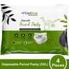 Caredone Ultra Absorbent Disposable Period Panties, 0% Leaks, Sanitary protection for women & Girls, Maternity Delivery Pads, 360 Protection, Postpartum & Overnight use (Count- 4 Panties, XXL) view 2