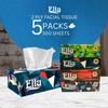 Ella 2 Ply Face Tissue-100 Pulls Each Box (200 Sheets) Pack of 5-500-1000 view 2