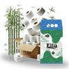 Ella 2 Ply Toilet Paper Tissue Roll I Pack of 6 I 230 Pulls x 6 Rolls I 1380 Pulls I Soft and highly absorbent bathroom tissue I 100% natural virgin cellulose fiber view 1