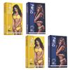 D'lay Dotted Real Feel Condoms for Men | Ultra Soft for Extra Pleasure and Satisfaction | Long Lasted, Lubricated | Banana,Blueberry Flavour Condoms - 10 (Pack of 4) view 1