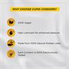 Cupid Dotted & Flavoured Condoms Mango Flavour (Pack of 5) | Lubricated & Multitextured Condoms | For Her Enhanced Pleasure | Pack of 5, 12 Pcs Each view 3