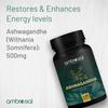 Ambrosial Ashwagandha 500mg | Herbal Supplement | 100% Natural & Vegan | High Strength | Immunity Support (Pack of 1-120 Capsules) view 2