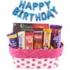 SFU E Com Beautiful Chocolate Gift Hamper With Basket | Happy Birthday Foil Ballons Letters With Chocolate Gift Hamper | Birthda Chocolate Gift Combo | 469 view 1