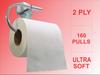 Eliza Disposable Toilet Paper Roll 3 Ply Pack of 12 (160 Pulls Each) 1920 Sheets Paper (Toilet Paper/Toilet Roll/Tissue Roll) - 9.8 x 10 cm Pack of 12 Toilet Tissue Paper Rolls (12x 160) Pulls (1920) view 3