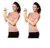 F Y V Cotton Full Finger Hand Arm Sleeves for Unisex  UV Sunburn and Dust Protection Arm Covers for Outdoor Riding Driving Biking and Daily Use view 3