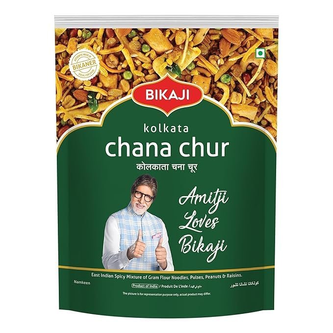 Bikaji Namkeen Kolkata Chana Chur| 400Gm Each| Pack of 5| 2K