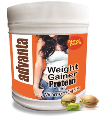 Advanta Women Weight & Mass Gainer Protein Powder  500 g Elaichi Pista