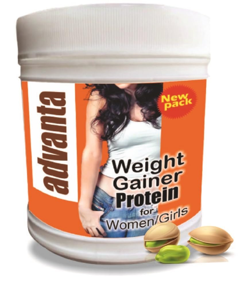 Advanta Women Weight & Mass Gainer Protein Powder 500 g Elaichi Pista