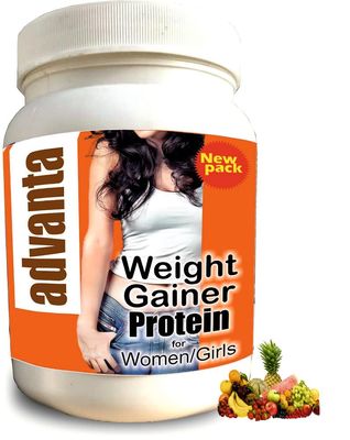 Advanta Women Weight & Mass Gainer Protein Powder  1 kg Mixed Fruit