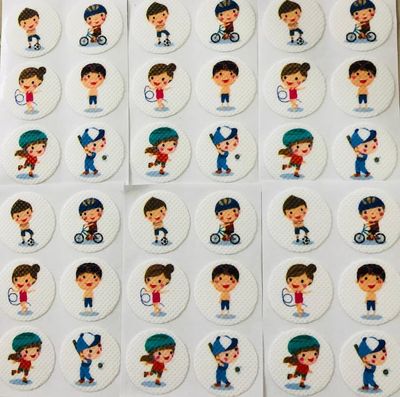 KELLY MILLER Mosquito Patches,Mosquito Sticker for Kids Adults,Natural Citronella & Bug Insect RepellentPatches, Patches-Natural Plant Extraction (Items Color available as per stock) (Cartoon, 36)