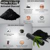 REEN NATURALS Bamboo Activated Charcoal powder Ideal for skin and teeth | Removes dead skin, Detoxify Skin and Teeth Whitening | Bamboo Charcoal powder | 100 gms Pack view 4