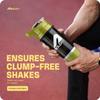 Boldfit Gym Shaker For Protein Shake Leakproof Shaker Bottles For Supplements With Extra Compartment, Pre-Workout & BCAA, Protein Shake Bottle, Gym Bottle For Men And Women Black Green - 500 ml view 3