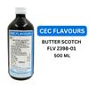 CEC BUTTERSCOTCH FLV 2398-01 Flavour/Essence (Used as food flavouring agent and also for making dessert, food and many more)- 500 ML Pack view 2