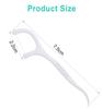 CSOK Dental Floss Picks, Travel Pack, Glides Easy Between Teeth, Flosser Helps Prevent Tooth Decay & Gum Disease, Easy Grip Handle (Pack of 100pcs) view 3