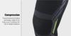 KEYCRAZEKnee Support for Men (1Pair) Ortho Knee Cap Women | Knee Sleeves for Running Jogging Gym Squats | 4 Way Compression Knee Sleeves | Sleeves for Sports Arthritis Pain (Green and Black, S) (M) view 3
