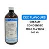 CEC CONDENSED MILK FLV 0752 Flavour/Essence (Used as food flavouring agent and also for making dessert, food and many more)- 500 ML Pack view 2