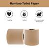 Biogreen Bamboo 2-Ply Toilet Paper Roll 235 Pulls Each Pack of 12, 100% Natural, Unbleached and Eco-Friendly Tissue Papers view 2