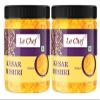 Le Chef Premium Kesar Flavoured Mishri | SUGAR CRYSTALS | 350 gm x2 | Combo Pack Of 2 view 1