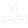 FABOBJECTS 12 Pcs Tongue Brush Tongue Cleaner Tounge Scraper Tongue Scraper for Adults Copper Tongue Scraper Tounge Scrapper Portable Tough Scraper Silicone Spatula Metal Aldult Silica Gel view 1