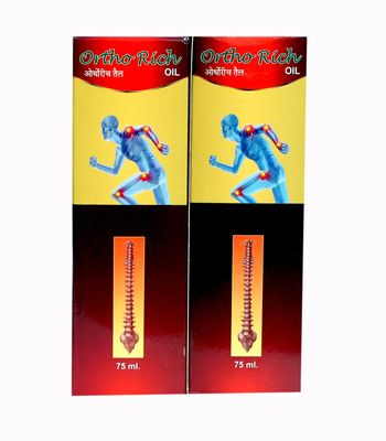Dhanwantari ORTHO RICH OIL 75ML 2 BOTTLE (Pack of 2)