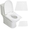 F FABOBJECTS Toilet Seat Papers - Universal 10PCS Comfortable Portable Toilet Paper Seats | Soft Water Soluble Paper Toilet Liners Wood Pulp Paper Flushable for Hospitals Train Stations Malls view 1