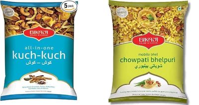 Bikaji Bikaneri Kuch kuch 400 Gm+ Bikaji Chowpati Bhelpuri 300 Gm| 700 Gm