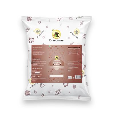 D'aromas Chocolate Wipping Cream, Rich Chocolate Whipped Cream With Cocoa Powder, 3Kg Chocolate Whipping Cream For Cake, Muffins, Ice Cream, Pastry Etc (500gm) (Pack Of 6)