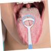 FABOBJECTS 3pcs Tongue Brush Portable Tongue Cleaner for Adults Metal Tongue Scraper Tough Scraper Tongue Scraper for Silicone Spatula Copper Tongue Scraper Supplies Silica Gel Household view 4