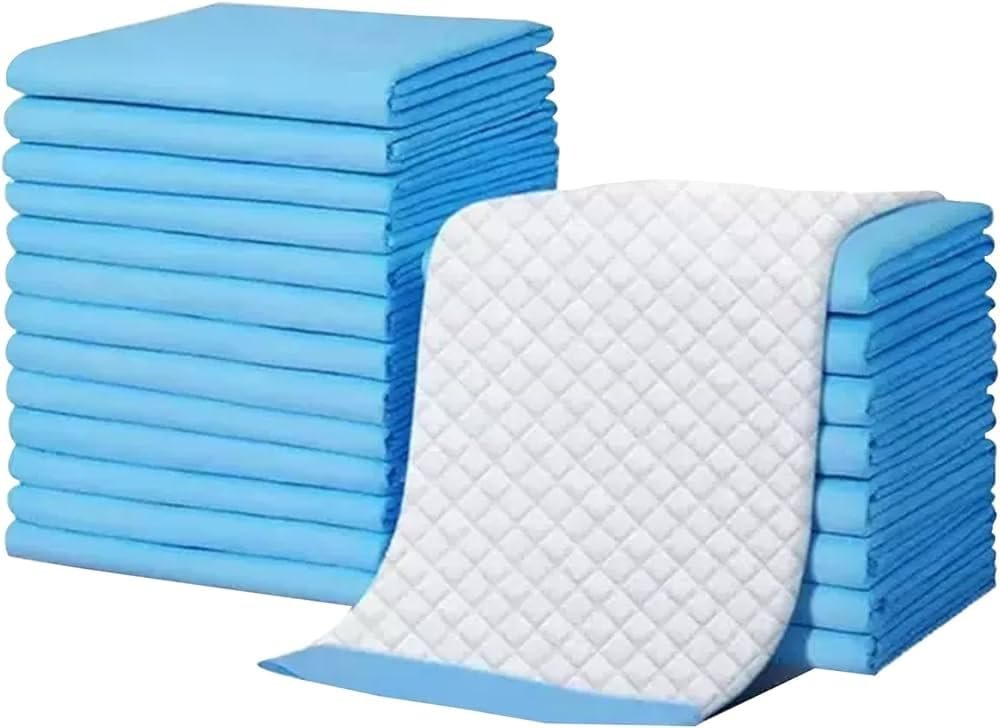 LISAMED Unisex Disposable Underpads 90x60cm | Incontinence & Bed Protection pad (Pack of 100)