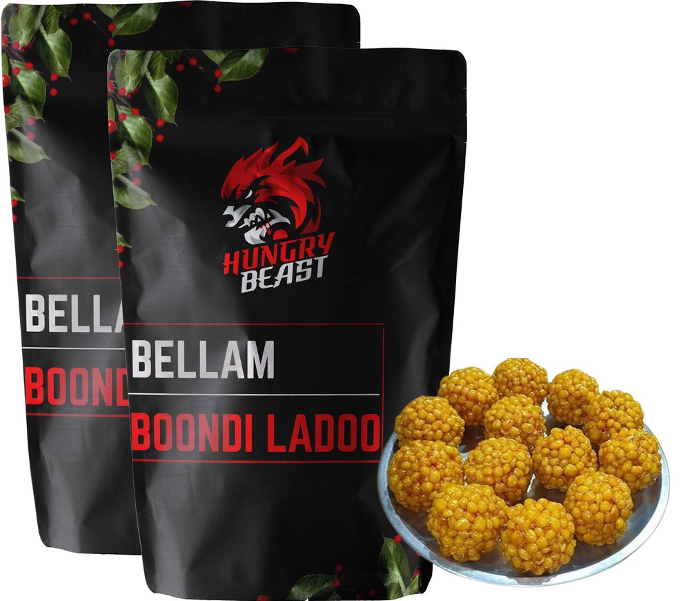 Healthy Home Made   | Sweet Boondi Ladoo| Indian Sweets | Boondi Laddu| Boondi Mithai Ladoo| Karakajjam Laddu | Mallarapu Undalu - 250 grams (Pack of 2)