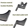 Prime Transparent Beard Shaping & Styling Comb/Beard Shaper Tool for Mustache Sideburns, Jaw Cheek/Neck Line, Symmetric/Curve/Step Cut for Men and Boys (Beard Comb Multicolour) view 4