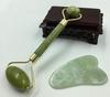 Marble Jade roller Face Massager Double Rollers Antiaging Face Eye Neck Foot Massage Tool Stimulating Blood Flow (Green) view 2