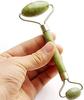 Marble Jade roller Face Massager Double Rollers Antiaging Face Eye Neck Foot Massage Tool Stimulating Blood Flow (Green) view 3