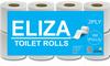 Eliza 2 Ply So Soft Toilet RolL Pack of 8 (160 Pulls Each) 4800 Sheets Disposable Paper (Toilet Paper/Toilet Roll/Tissue Roll) - 9.8 x 10 cm Pack of 8 Toilet Tissue Paper Rolls (8 x 160) Pulls (1280) view 1