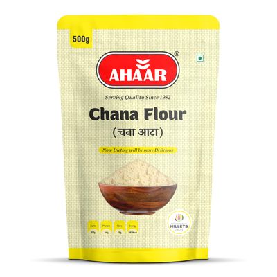 Ahaar Chana Flour 500g with Dietary Fibre