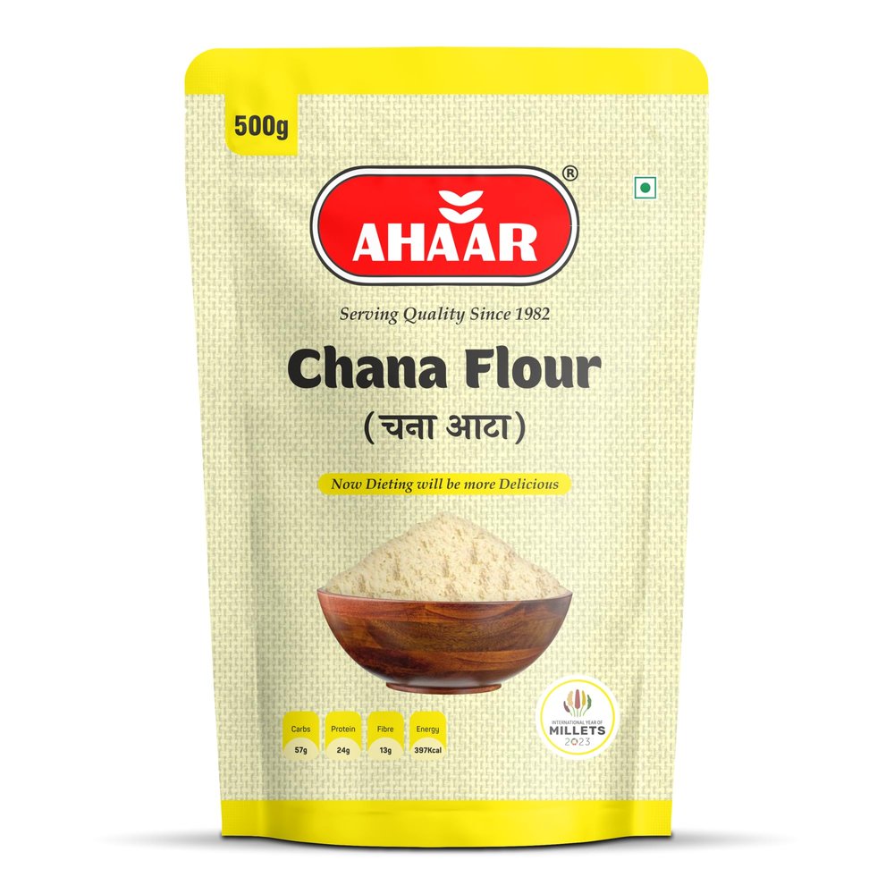Ahaar Chana Flour 500g with Dietary Fibre