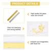 3NH 4 Rolls Gold & Silver Hot Foil Paper, Hot Foil Roll Used with Hot Foil Pen view 3